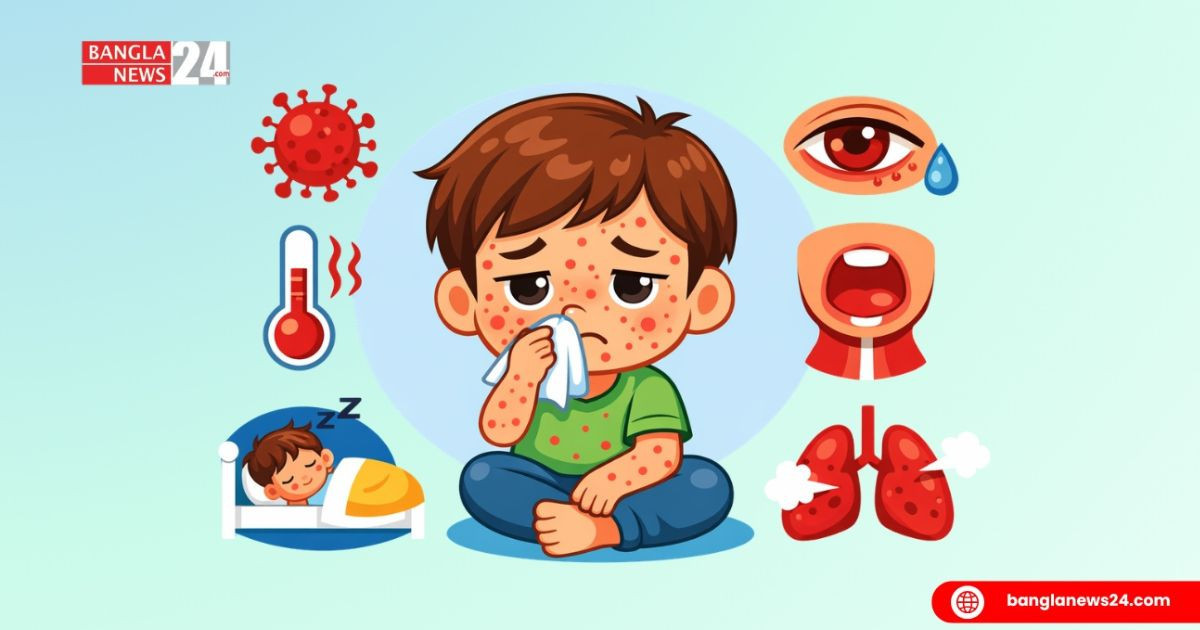 হাম উপসর্গে তিনজনের মৃত্যু, নতুন রোগী ১৩৫৬
