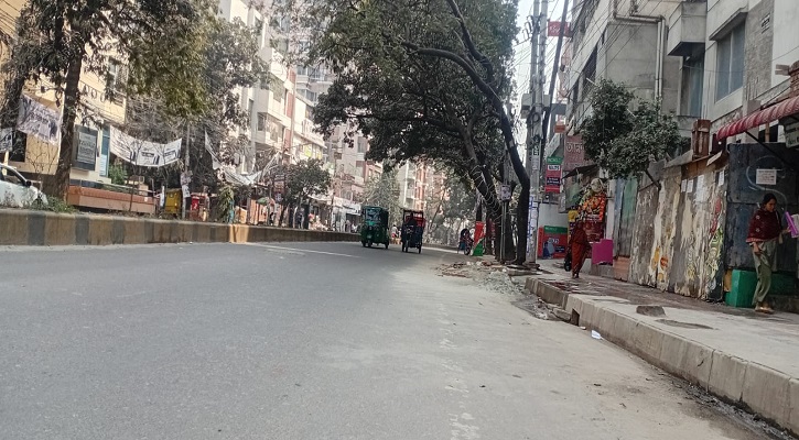 ফাঁকা রাজধানীর সড়ক